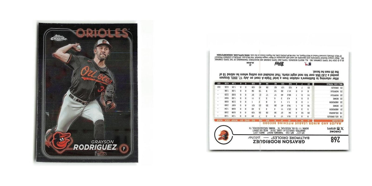 Grayson Rodriguez 2024 Topps Chrome #268 Baltimore Orioles Baseball Card NM
