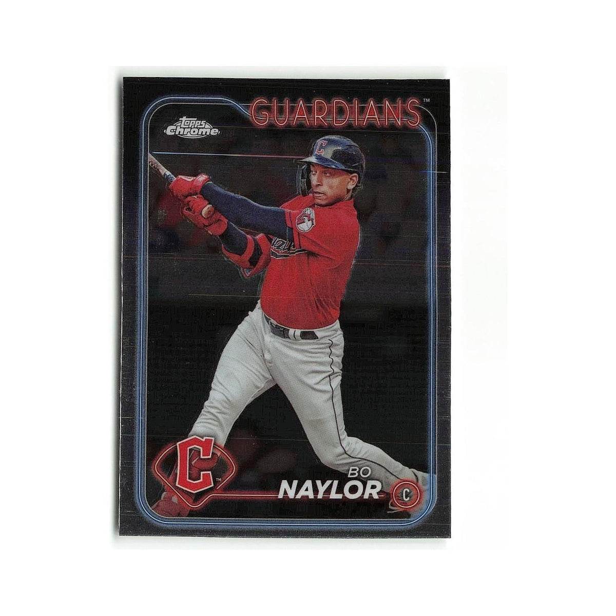 Bo Naylor 2024 Topps Chrome #158 Cleveland Guardians Baseball Card NM