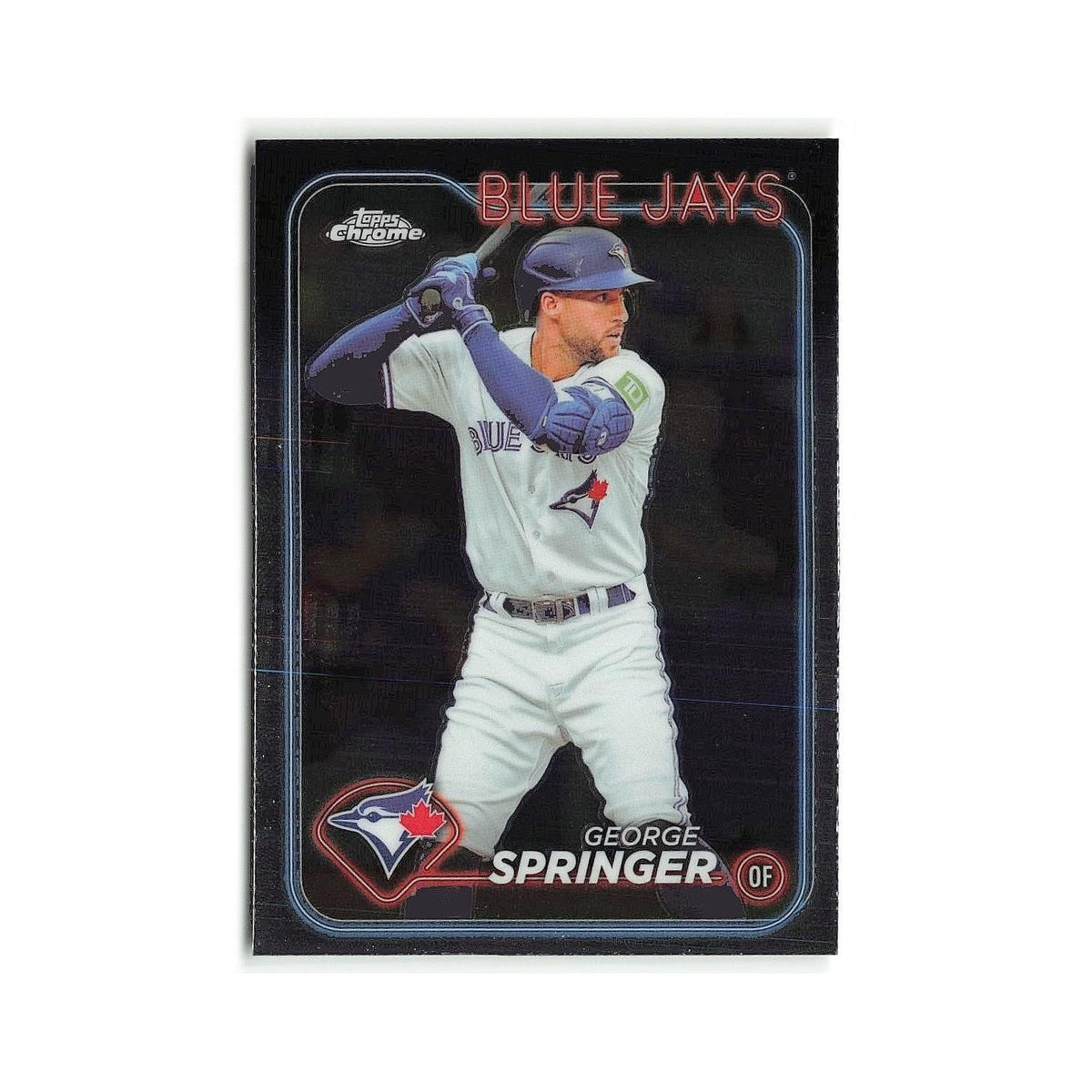 George Springer 2024 Topps Chrome #134 Toronto Blue Jays Baseball Card NM