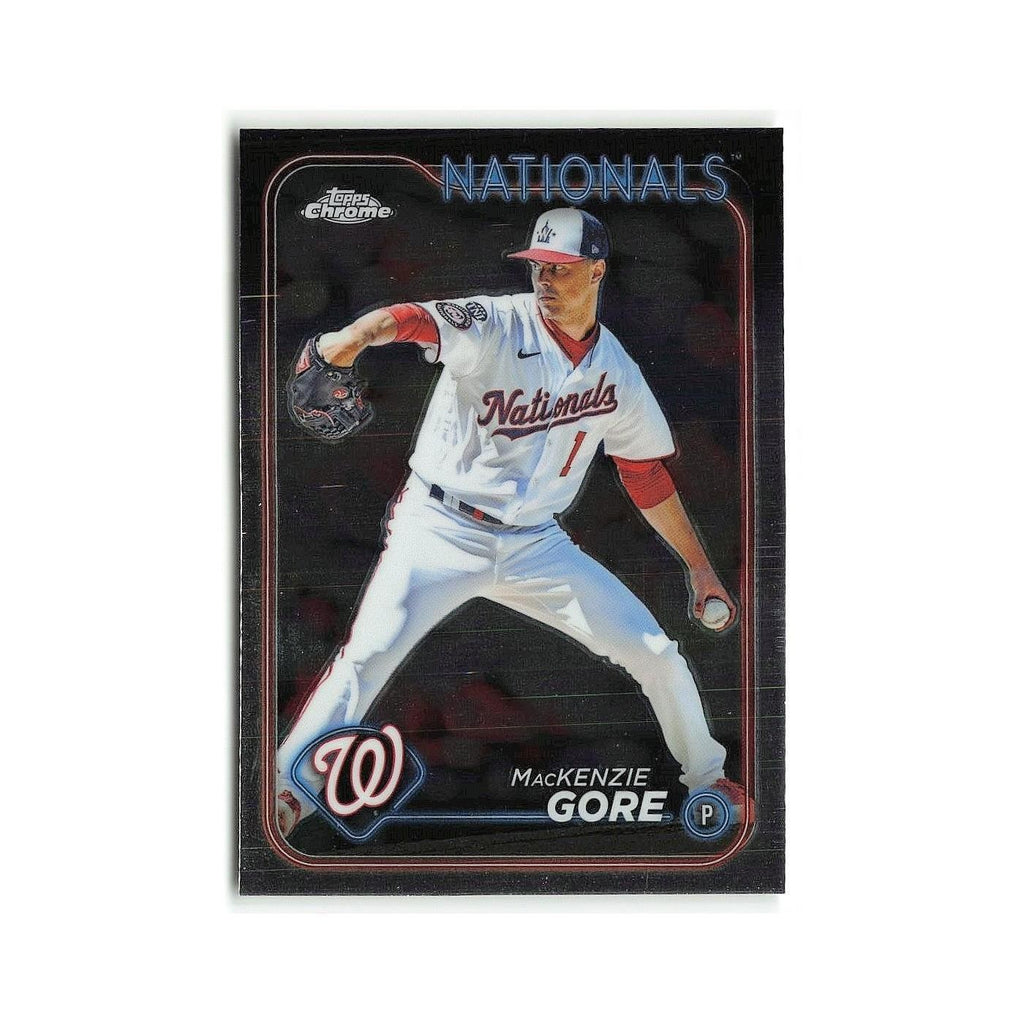 MacKenzie Gore 2024 Topps Chrome #94 Washington Nationals Baseball Card NM