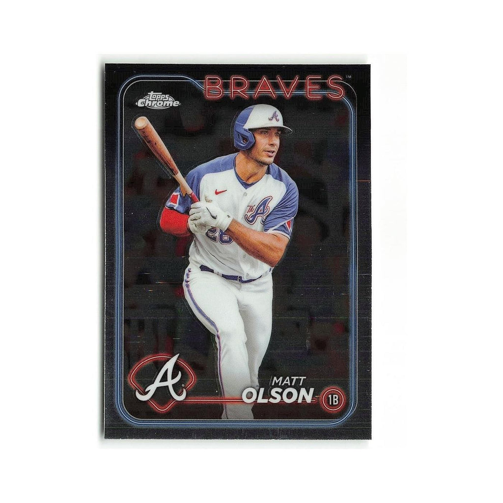 Matt Olson 2024 Topps Chrome #23 Atlanta Braves Baseball Card NM