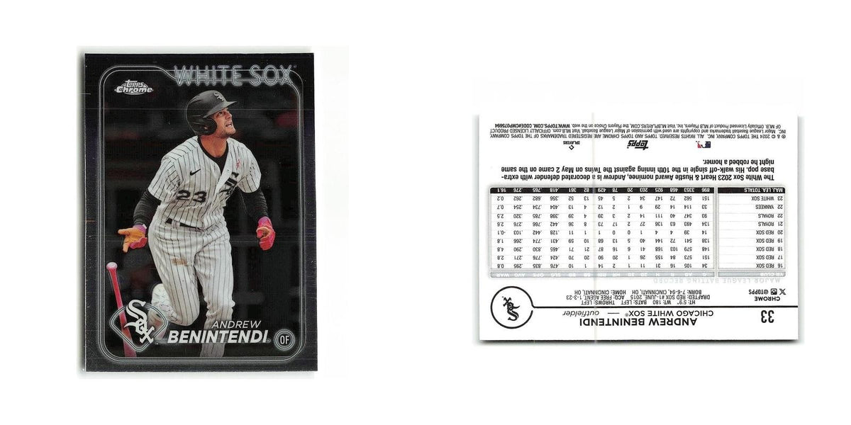 Andrew Benintendi 2024 Topps Chrome #33 Chicago White Sox Baseball Card NM
