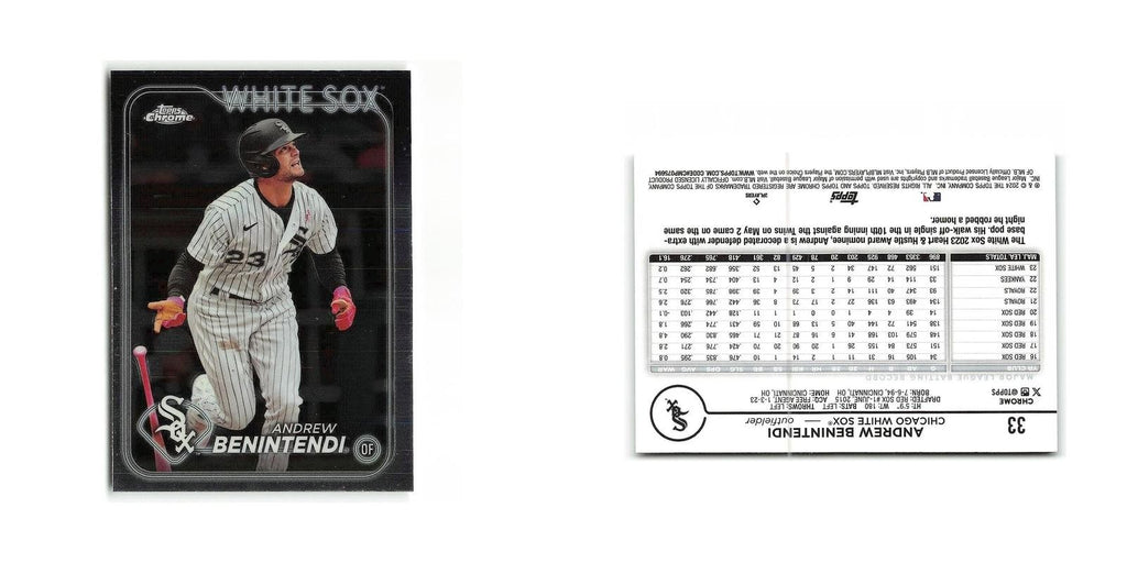 Andrew Benintendi 2024 Topps Chrome #33 Chicago White Sox Baseball Card NM