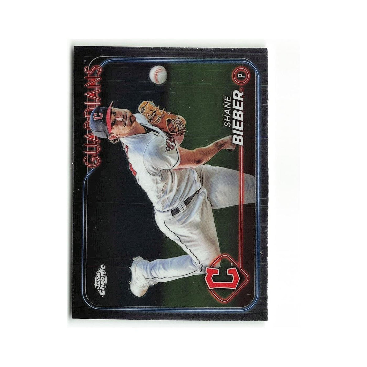 Shane Bieber 2024 Topps Chrome #149 Cleveland Guardians Baseball Card NM