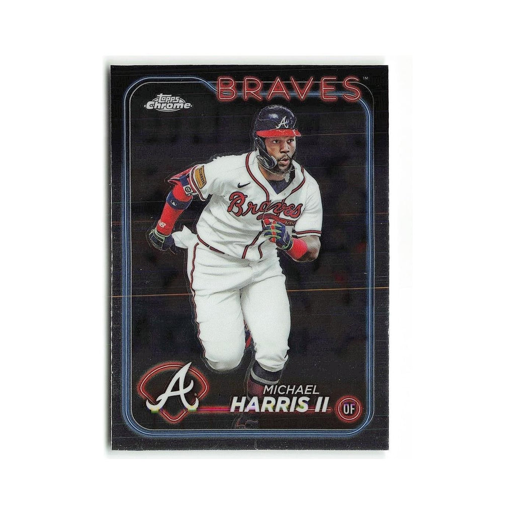 Michael Harris II 2024 Topps Chrome #52 Atlanta Braves Baseball Card NM