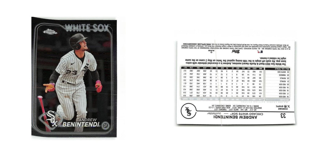 Andrew Benintendi 2024 Topps Chrome #33 Chicago White Sox Baseball Card NM