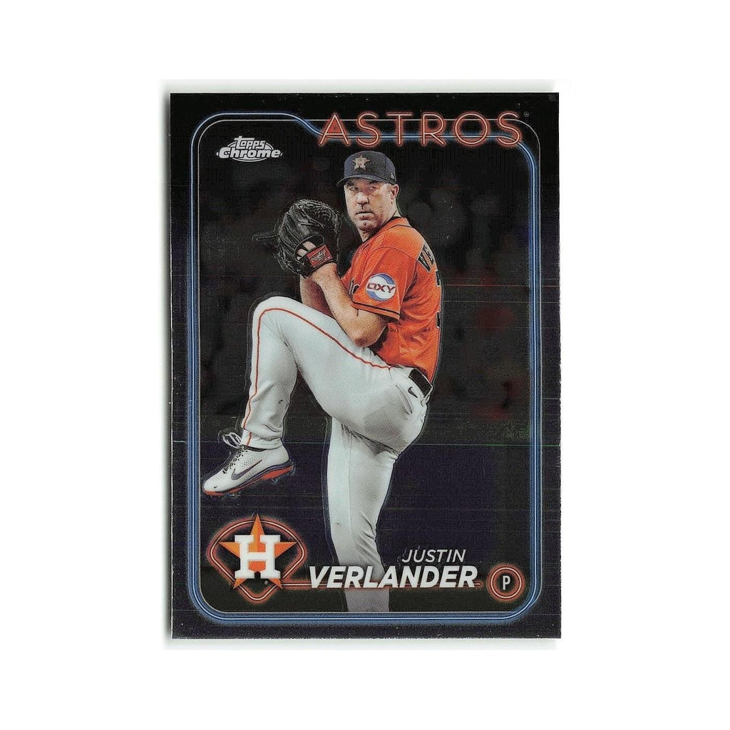 Justin Verlander 2024 Topps Chrome #291 Houston Astros Baseball Card NM