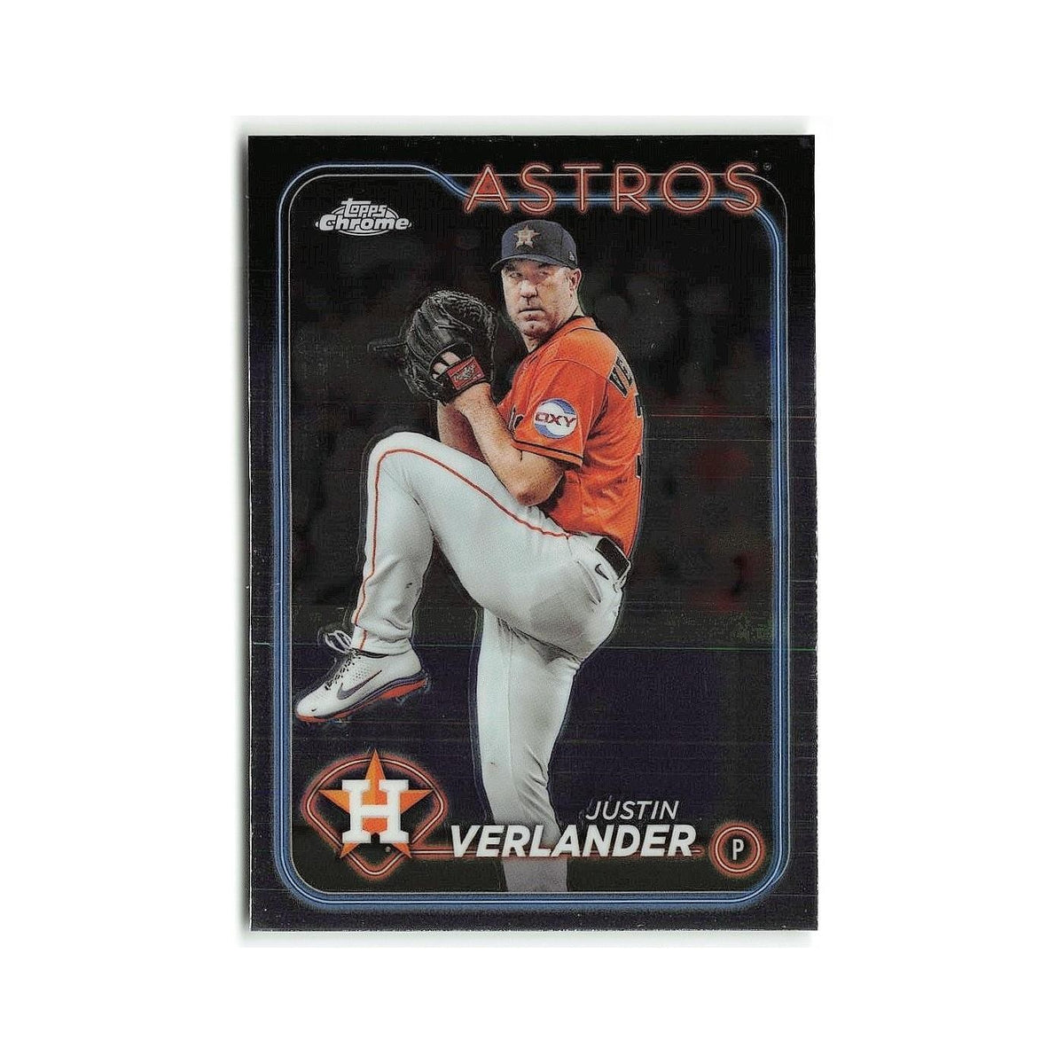 Justin Verlander 2024 Topps Chrome #291 Houston Astros Baseball Card NM