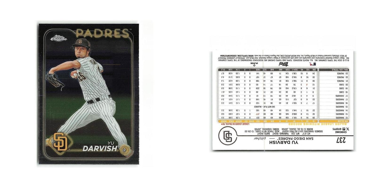 Yu Darvish 2024 Topps Chrome #237 San Diego Padres Baseball Card NM