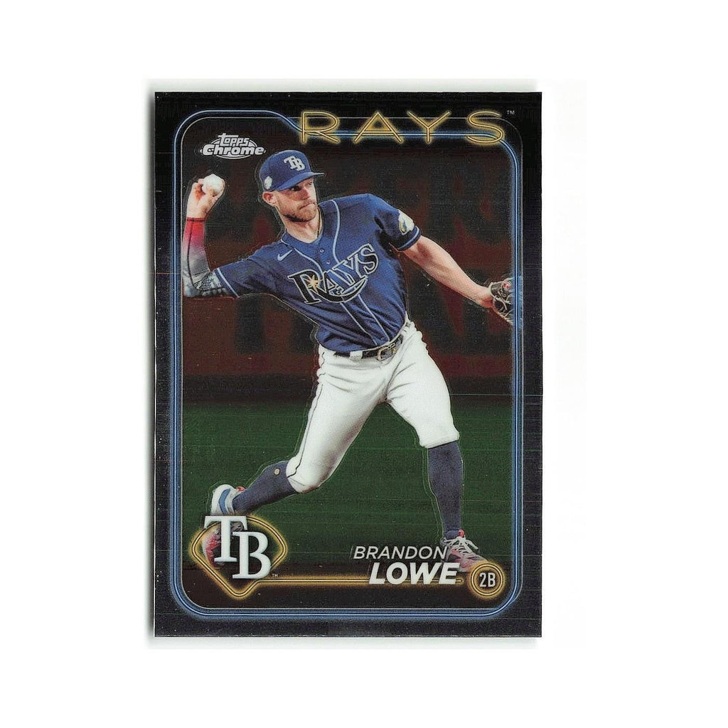 Brandon Lowe 2024 Topps Chrome #286 Tampa Bay Rays Baseball Card NM