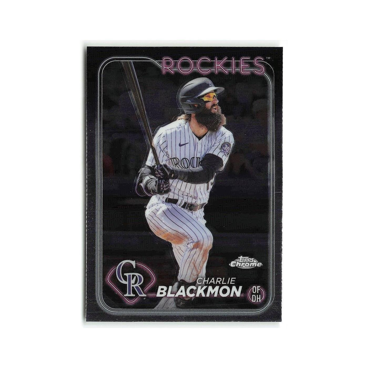 Charlie Blackmon 2024 Topps Chrome #157 Colorado Rockies Baseball Card NM