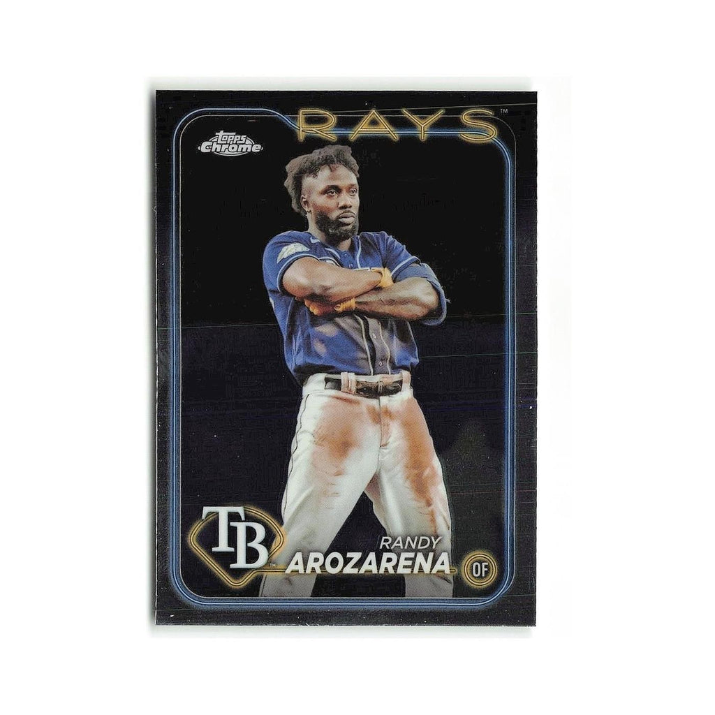 Randy Arozarena 2024 Topps Chrome #153 Tampa Bay Rays Baseball Card NM