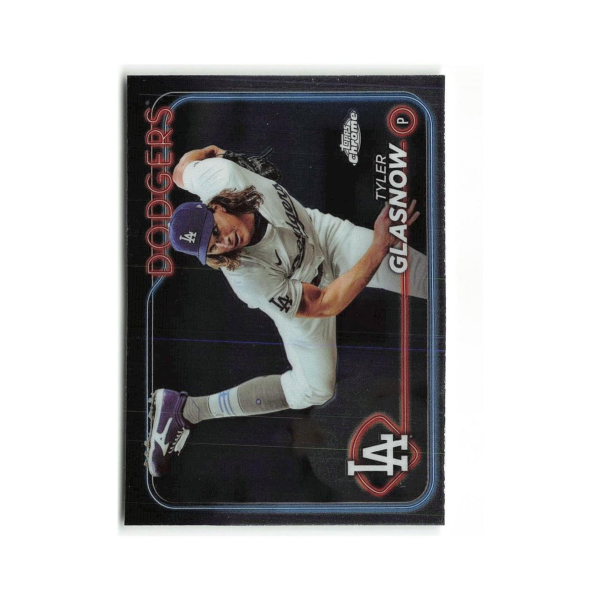 Tyler Glasnow 2024 Topps Chrome #54 Los Angeles Dodgers Baseball Card NM