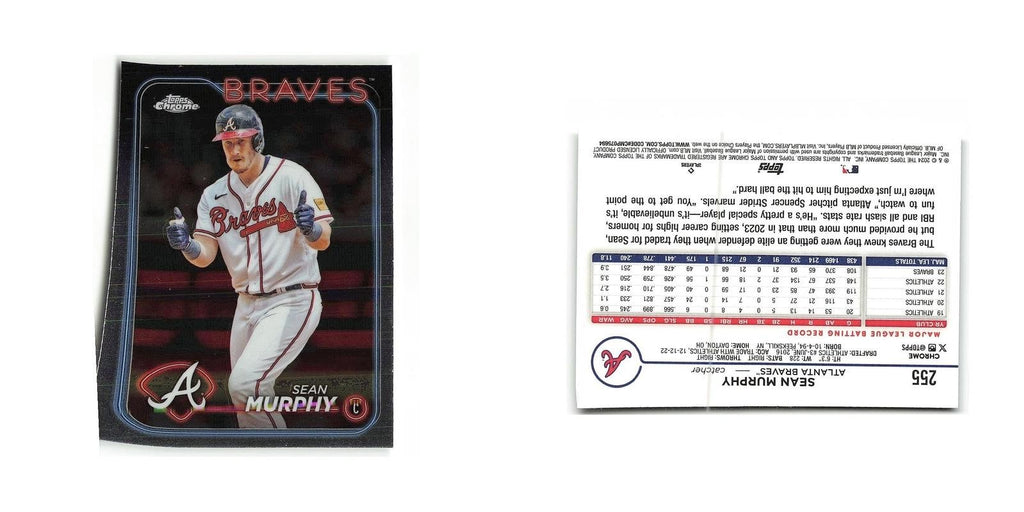 Sean Murphy 2024 Topps Chrome #255 Atlanta Braves Baseball Card NM