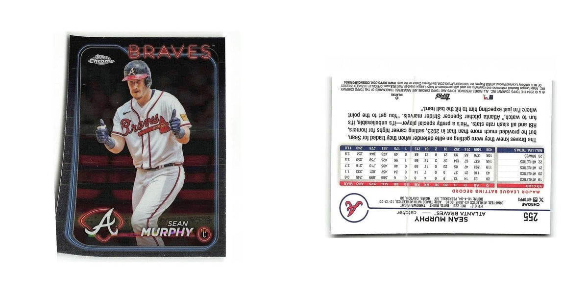 Sean Murphy 2024 Topps Chrome #255 Atlanta Braves Baseball Card NM