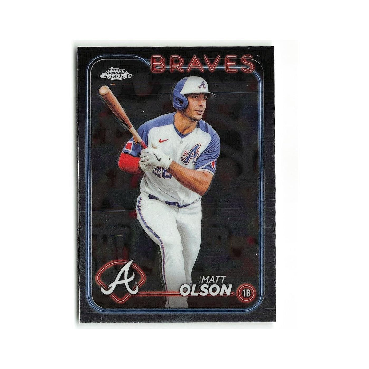 Matt Olson 2024 Topps Chrome #23 Atlanta Braves Baseball Card NM