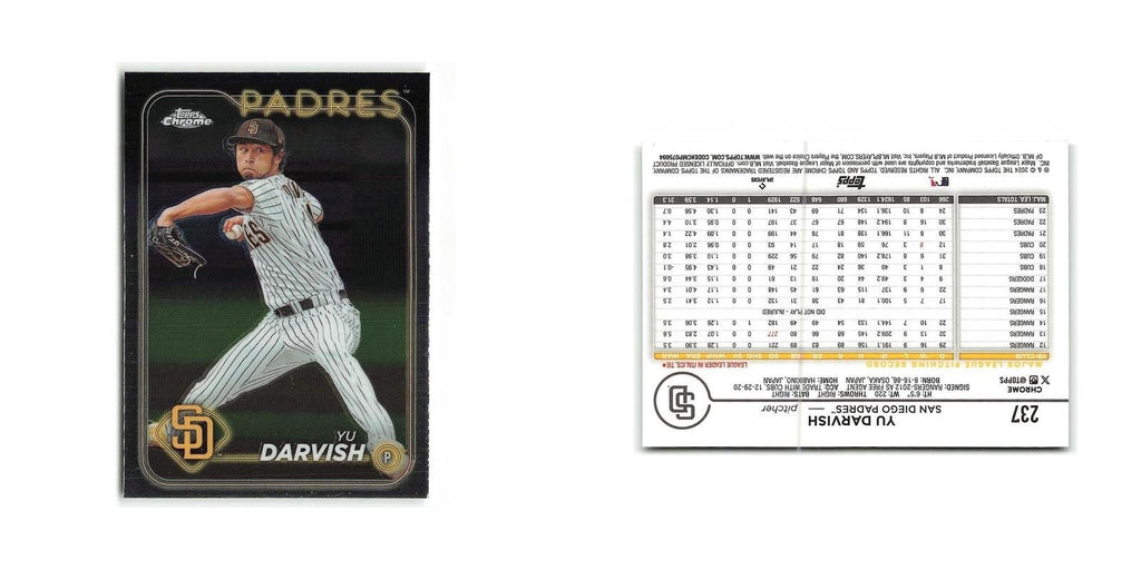 Yu Darvish 2024 Topps Chrome #237 San Diego Padres Baseball Card NM