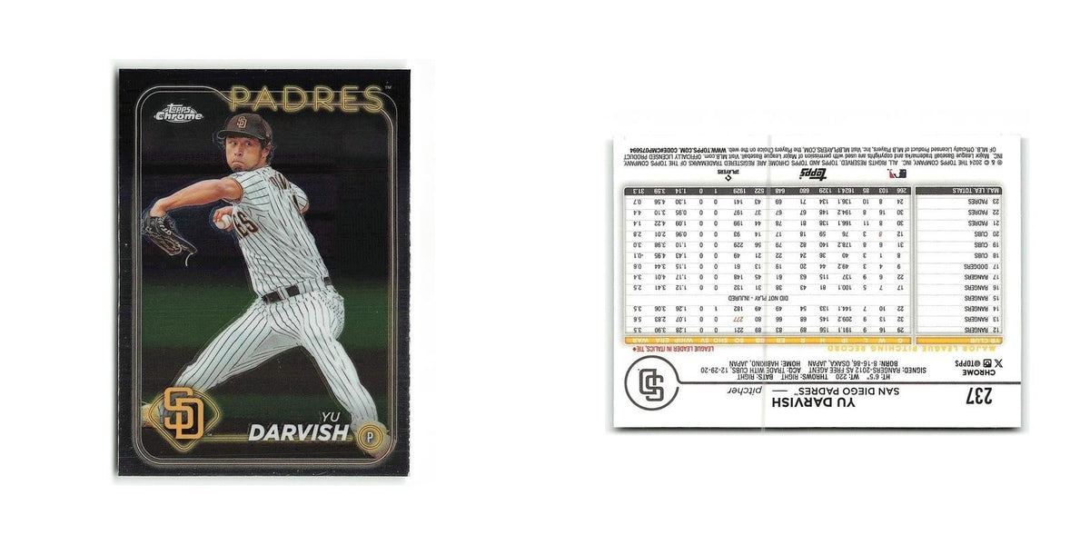 Yu Darvish 2024 Topps Chrome #237 San Diego Padres Baseball Card NM