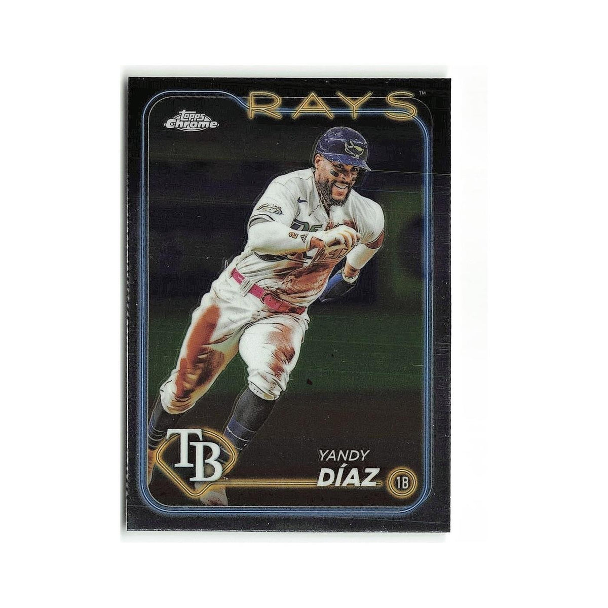 Yandy Díaz 2024 Topps Chrome #107 Tampa Bay Rays Baseball Card NM