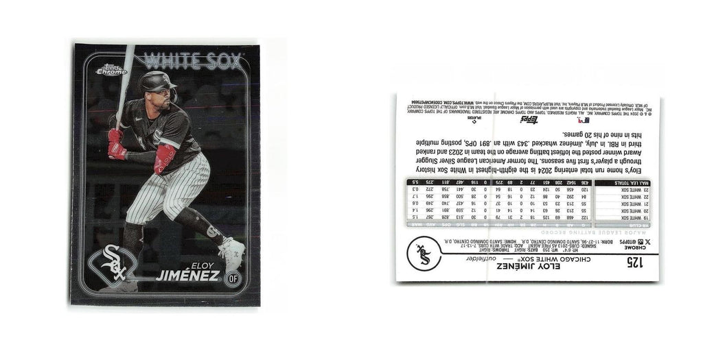 Eloy Jiménez 2024 Topps Chrome #125 Chicago White Sox Baseball Card NM