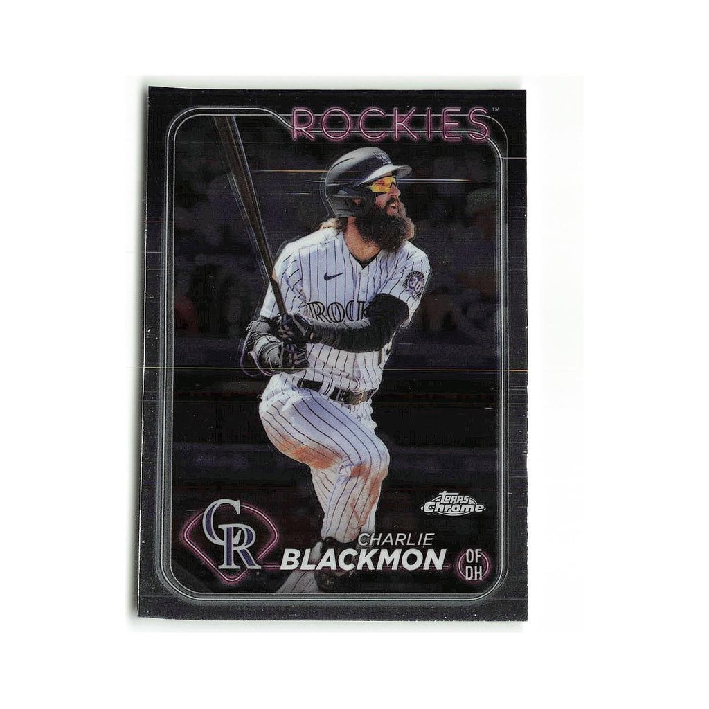 Charlie Blackmon 2024 Topps Chrome #157 Colorado Rockies Baseball Card NM