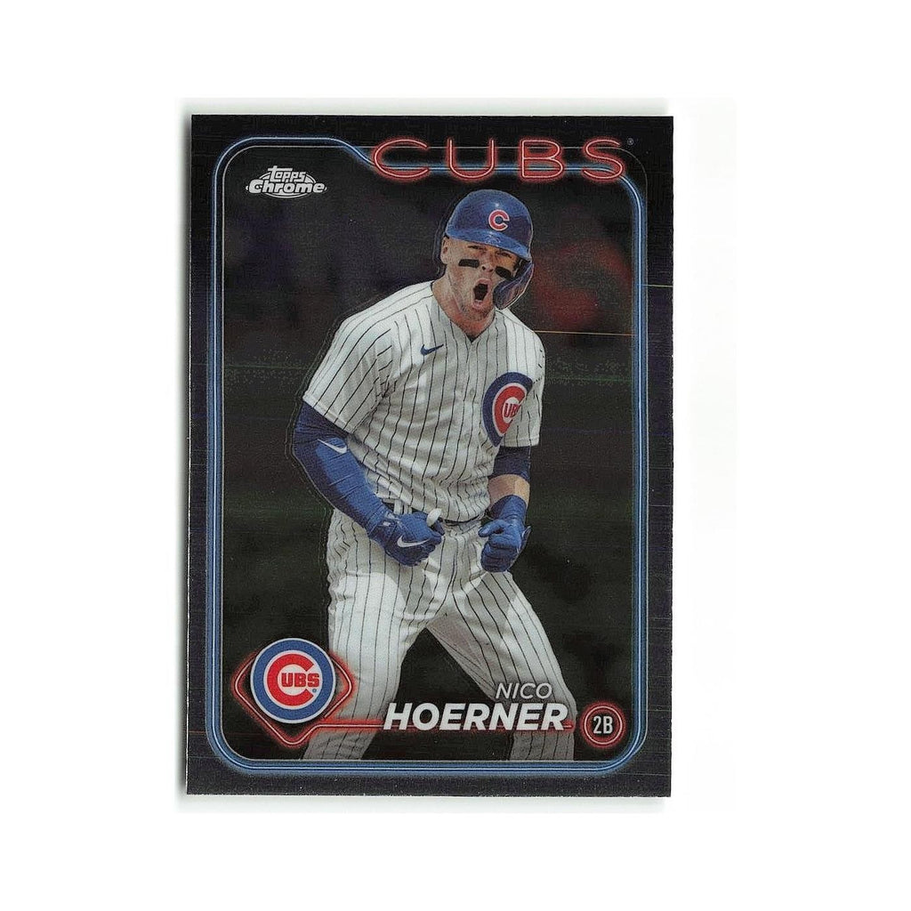 Nico Hoerner 2024 Topps Chrome #141 Chicago Cubs Baseball Card NM