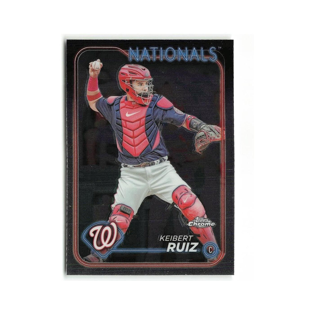 Keibert Ruiz 2024 Topps Chrome #64 Washington Nationals Baseball Card NM
