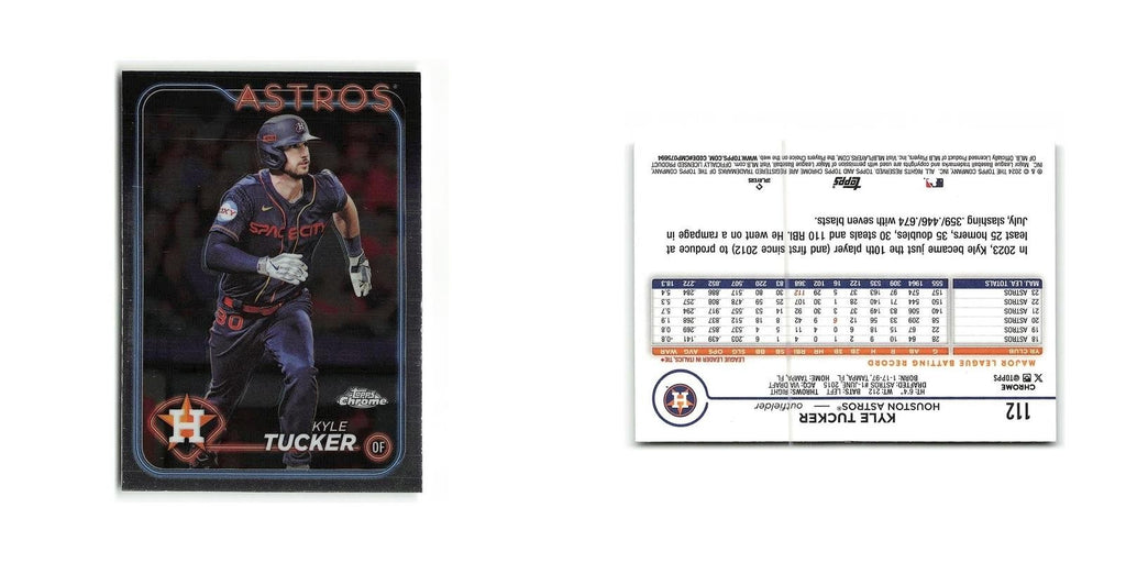 Kyle Tucker 2024 Topps Chrome #112 Houston Astros Baseball Card NM