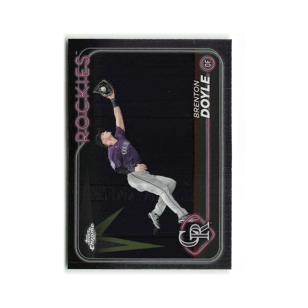 Brenton Doyle 2024 Topps Chrome #139 Colorado Rockies Baseball Card NM