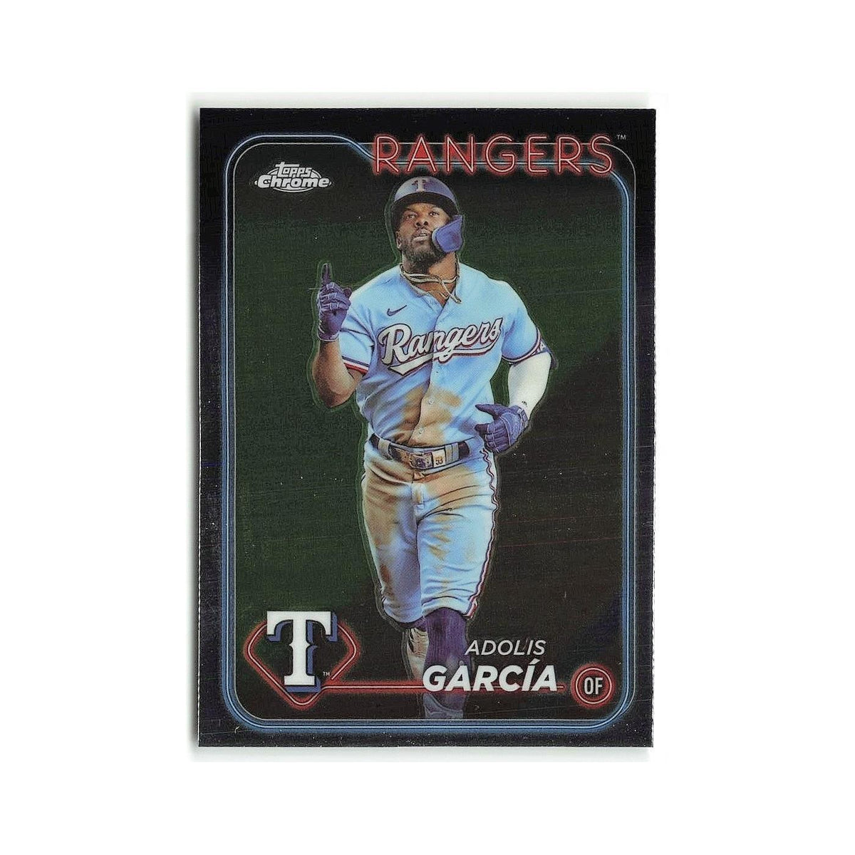 Adolis García 2024 Topps Chrome #114 Texas Rangers Baseball Card NM