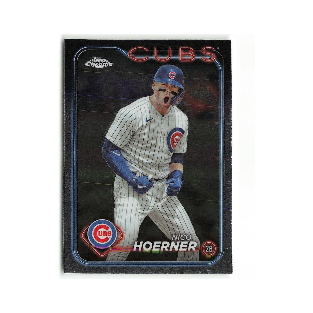 Nico Hoerner 2024 Topps Chrome #141 Chicago Cubs Baseball Card NM