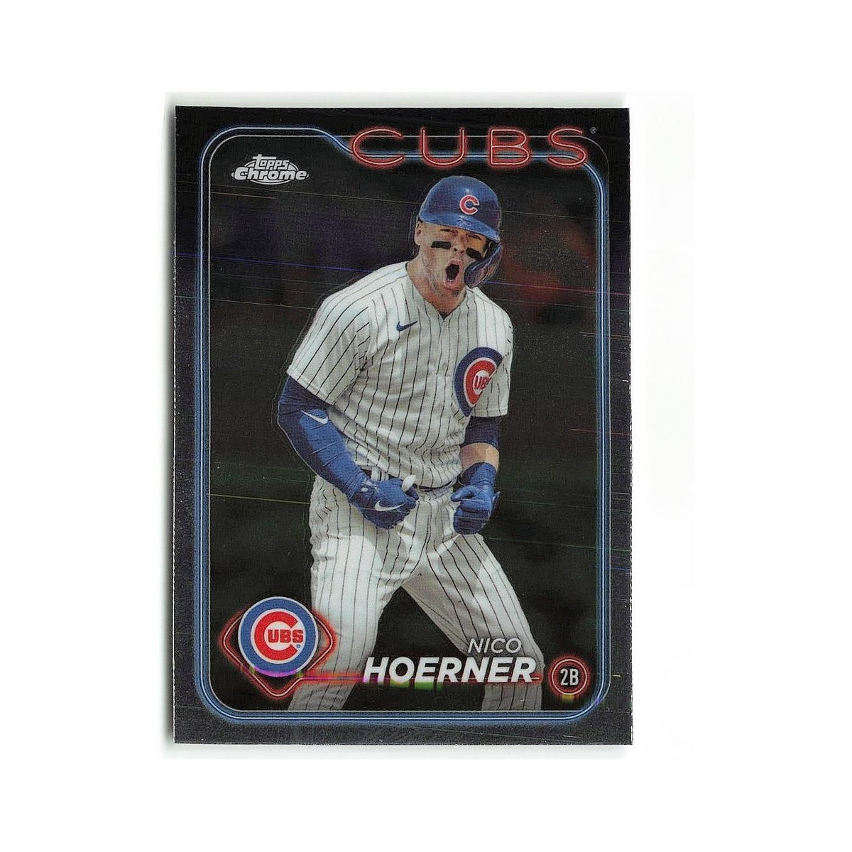 Nico Hoerner 2024 Topps Chrome #141 Chicago Cubs Baseball Card NM