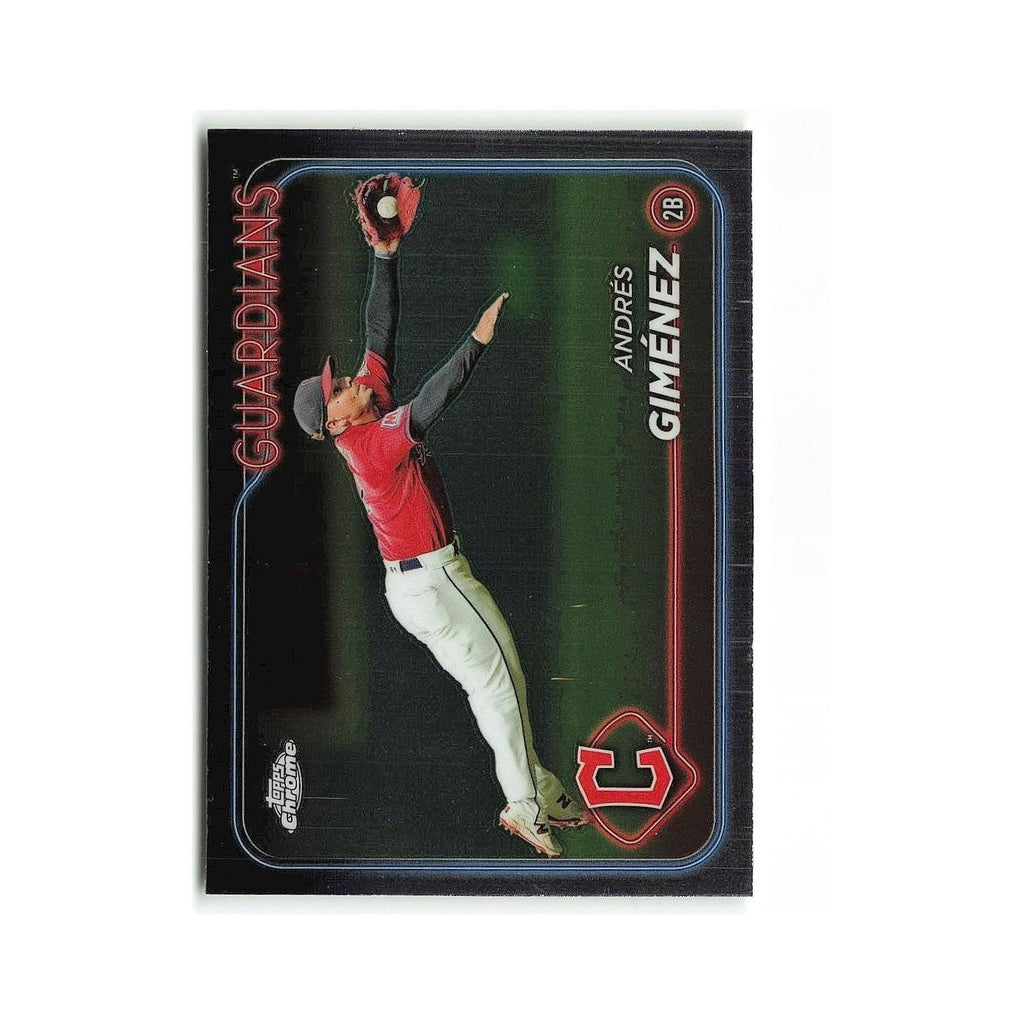 Andrés Giménez 2024 Topps Chrome #259 Cleveland Guardians Baseball Card NM