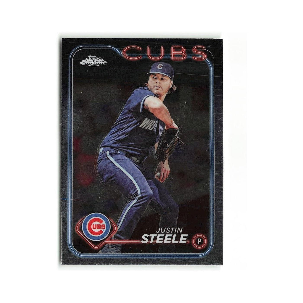 Justin Steele 2024 Topps Chrome #258 Chicago Cubs Baseball Card NM