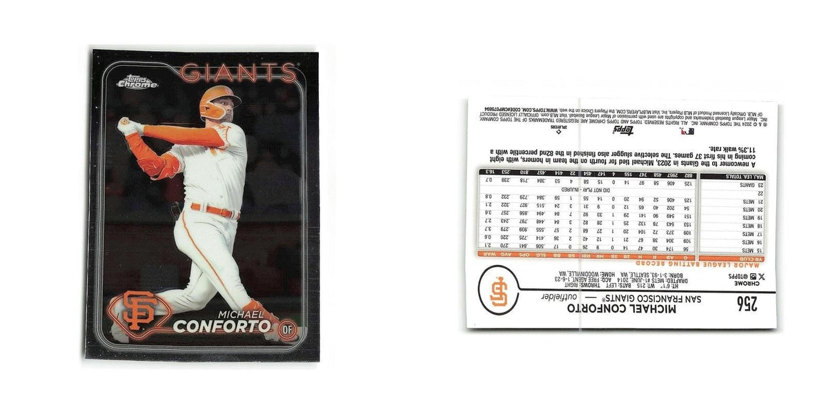 Michael Conforto 2024 Topps Chrome #256 San Francisco Giants Baseball Card NM