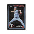 Jacob deGrom 2024 Topps Chrome #228 Texas Rangers Baseball Card NM