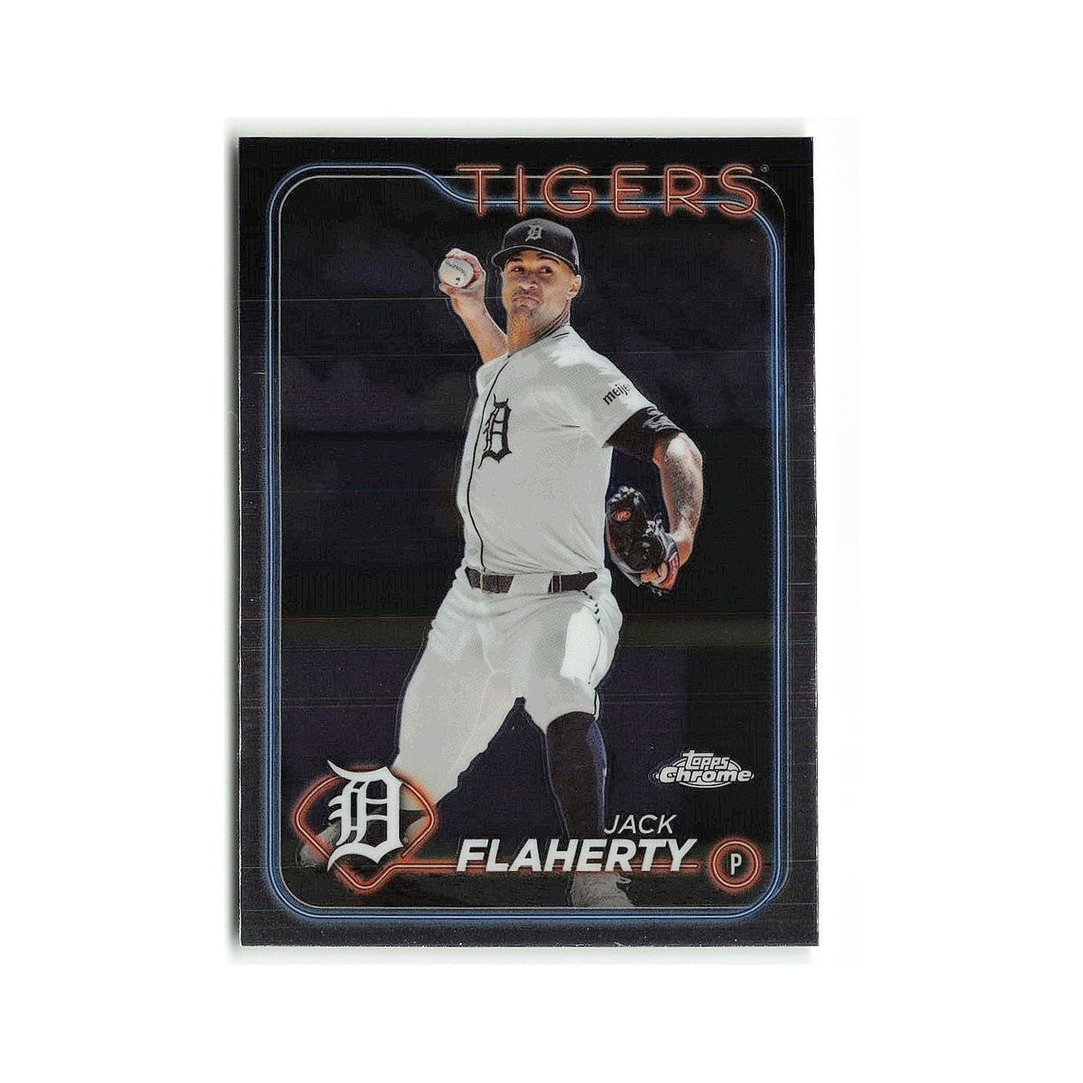 Jack Flaherty 2024 Topps Chrome #56 Detroit Tigers Baseball Card NM