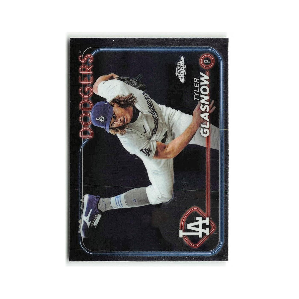 Tyler Glasnow 2024 Topps Chrome #54 Los Angeles Dodgers Baseball Card NM