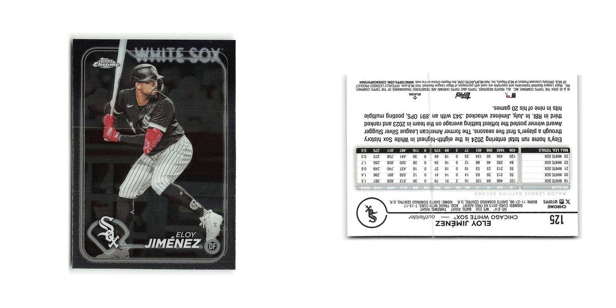 Eloy Jiménez 2024 Topps Chrome #125 Chicago White Sox Baseball Card NM