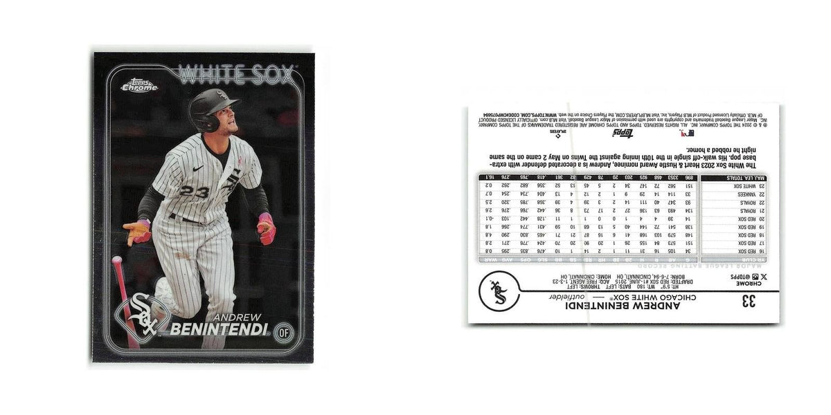 Andrew Benintendi 2024 Topps Chrome #33 Chicago White Sox Baseball Card NM