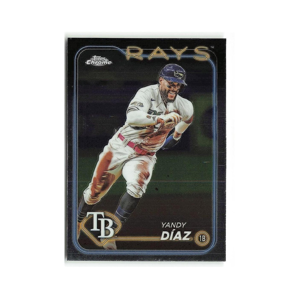 Yandy Díaz 2024 Topps Chrome #107 Tampa Bay Rays Baseball Card NM