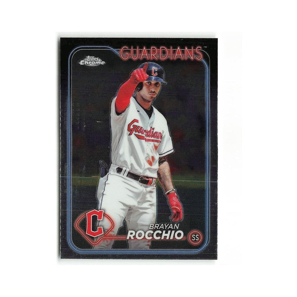 Brayan Rocchio 2024 Topps Chrome #113 Cleveland Guardians Baseball Card NM