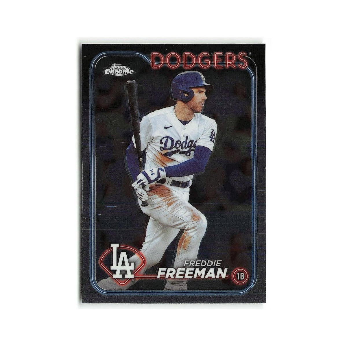 Freddie Freeman 2024 Topps Chrome #4 Los Angeles Dodgers Baseball Card NM