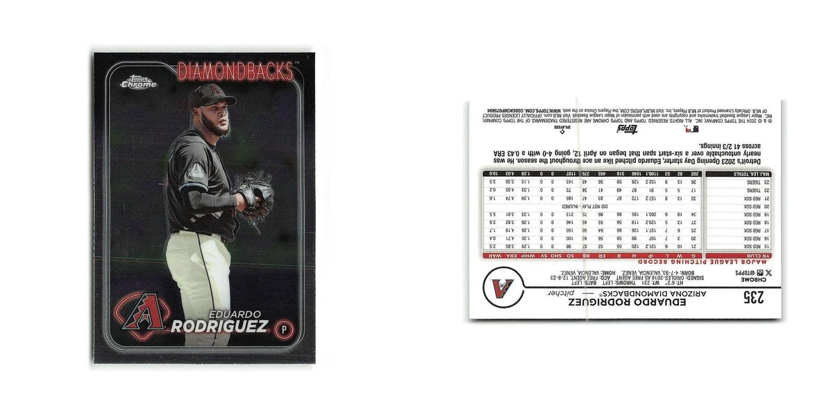 Eduardo Rodriguez 2024 Topps Chrome #235 Arizona Diamondbacks Baseball Card NM