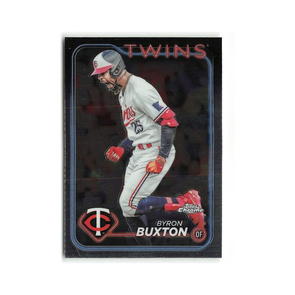 Byron Buxton 2024 Topps Chrome #10 Minnesota Twins Baseball Card NM