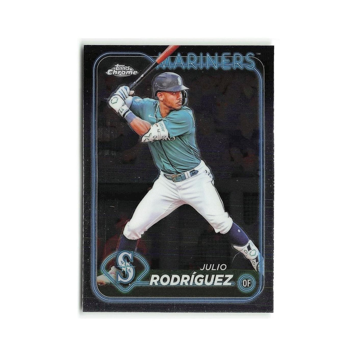 Julio Rodríguez 2024 Topps Chrome #300 Seattle Mariners Baseball Card NM