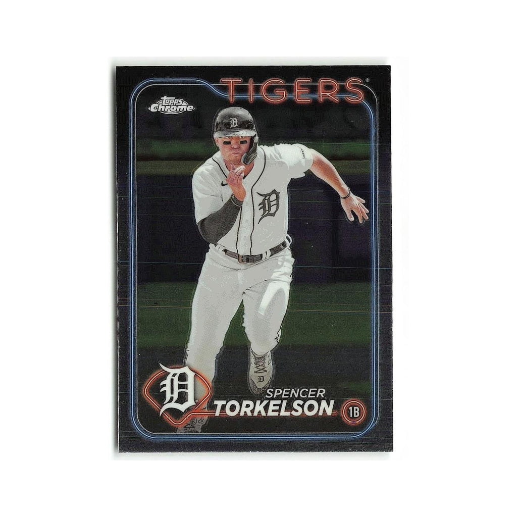 Spencer Torkelson 2024 Topps Chrome #73 Detroit Tigers Baseball Card NM