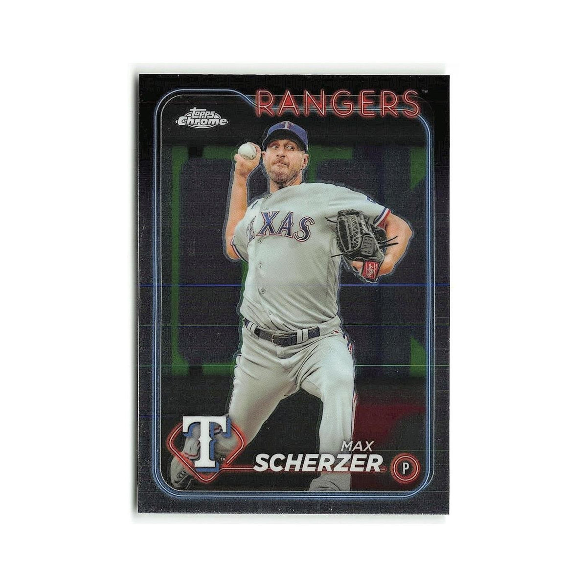 Max Scherzer 2024 Topps Chrome #37 Texas Rangers Baseball Card NM