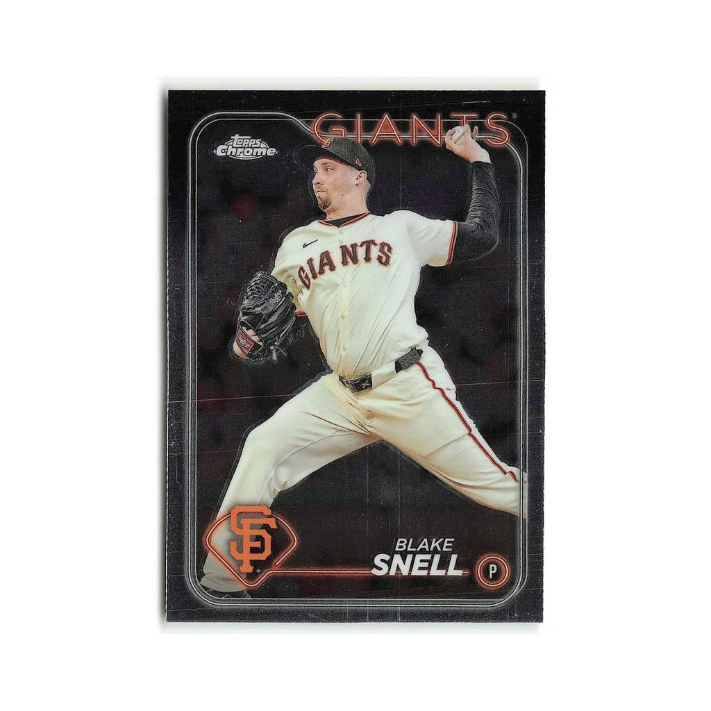 Blake Snell 2024 Topps Chrome #218 San Francisco Giants Baseball Card NM