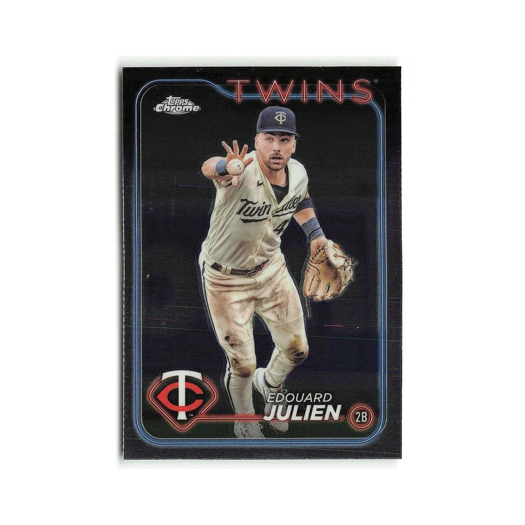Edouard Julien 2024 Topps Chrome #152 Minnesota Twins Baseball Card NM